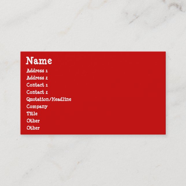 Weihnachtsmann mit Bart Weihnachten Visitenkarte (Vorderseite)