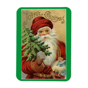 Weihnachtsmann mit Baum-Magnet Magnet