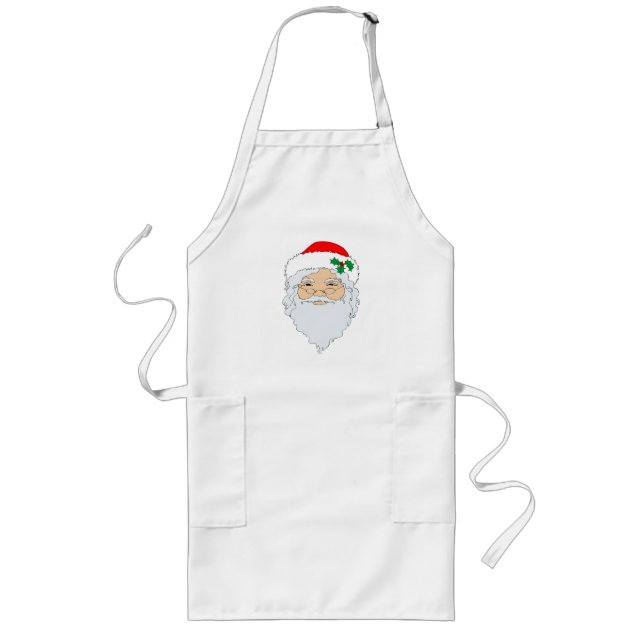 Weihnachtsmann mit Brille Lange Schürze (Vorne)