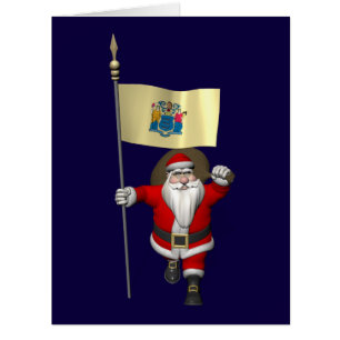 Weihnachtsmann mit dem Ende von New Jersey