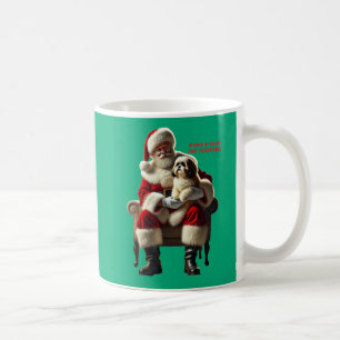 Weihnachtsmann mit einem Shih-Tzu-Hund-Christmas-U Kaffeetasse