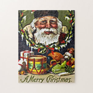 Weihnachtsmann mit Geschenken zu Weihnachten
