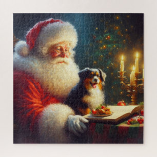 Weihnachtsmann mit Hunden 5