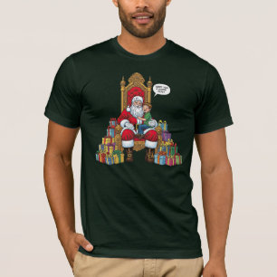 Weihnachtsmann mit Kind Weihnachten T-Shirt