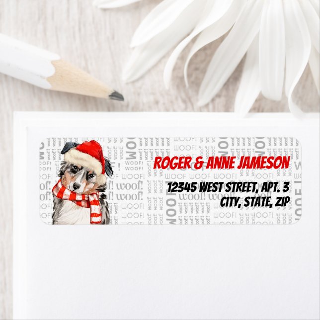 Weihnachtsmann mit Namen (Insitu)