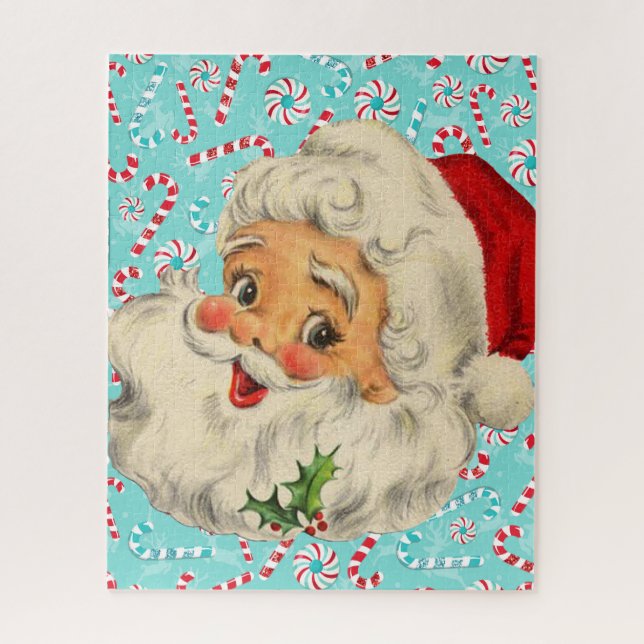 Weihnachtsmann mit Pfefferminz (Vertikal)