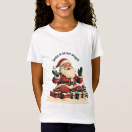 Weihnachtsmann mit Weihnachtsgeschenken T-Shirt