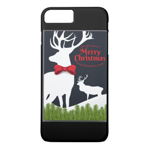 Weihnachtsmann mit weißen Rentieren  Case-Mate iPhone Hülle