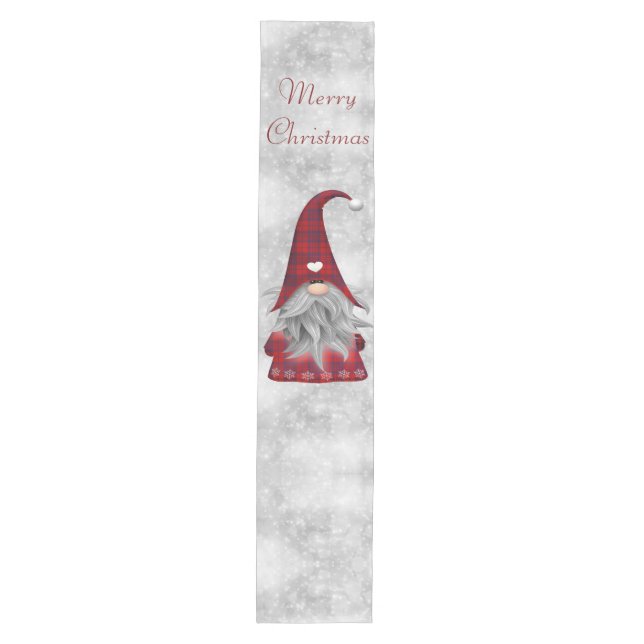 Weihnachtsmann Mittelgroßer Tischläufer (Vorderseite)