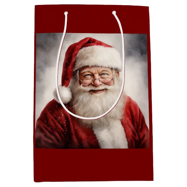 Weihnachtsmann Mittlere Geschenktüte (Vorderseite)