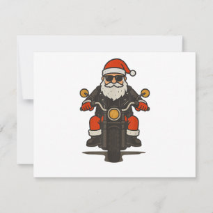 Weihnachtsmann Motorrad Weihnachten Vintage Lustig
