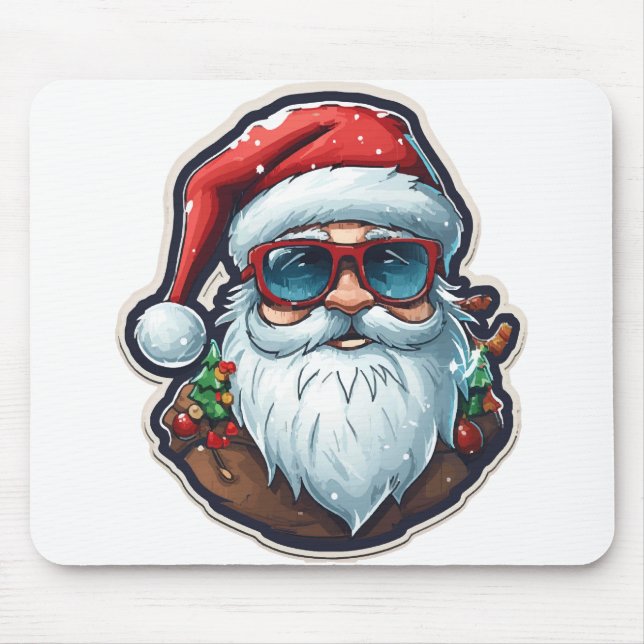 Weihnachtsmann Mousepad (Vorne)