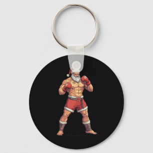 Weihnachtsmann Muay Thai - Weihnachten B Schlüsselanhänger