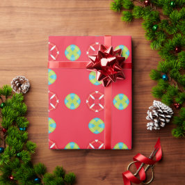Weihnachtsmann Muster 03 - Geschenkpapier