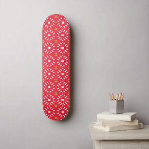Weihnachtsmann Muster 04 - Skateboard