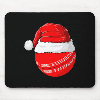 Weihnachtsmann-Mütze Weihnachten Cricket  Mousepad