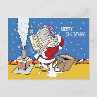 Weihnachtsmann-Nr. 05 Feiertagspostkarte