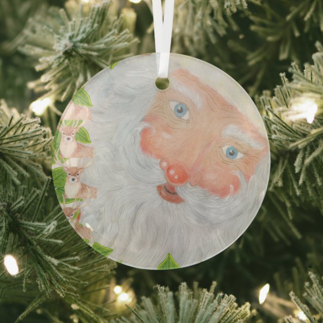 Weihnachtsmann  ornament aus glas (InSitu)