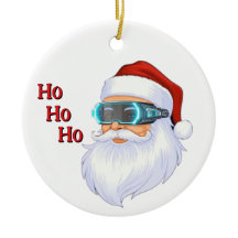 Weihnachtsmann-Ornament 'Frohe Weihnachten'