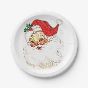 Weihnachtsmann Pappteller