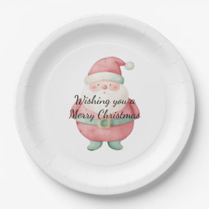 Weihnachtsmann Pappteller