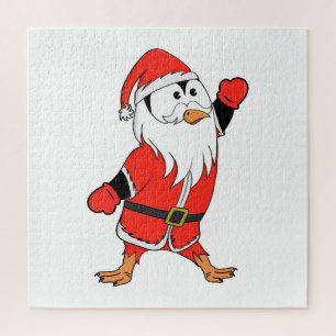 Weihnachtsmann Penguin Weihnachten bereit