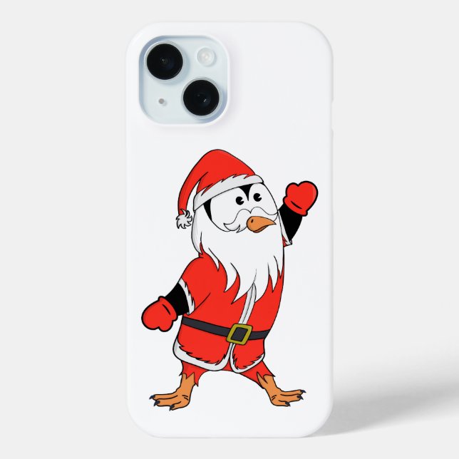 Weihnachtsmann Penguin Weihnachten bereit Case-Mate iPhone Hülle (Rückseite)