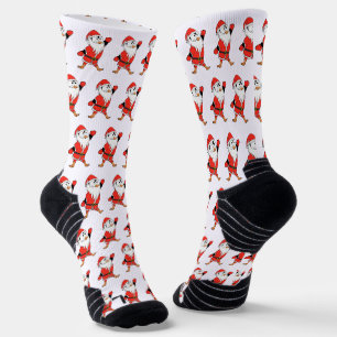 Weihnachtsmann Penguin Weihnachten bereit Socken