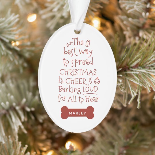 Weihnachtsmann Pet Ornament (Baum)