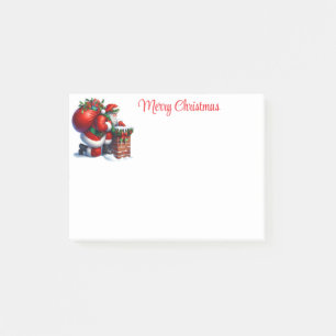 Weihnachtsmann Post-it Klebezettel