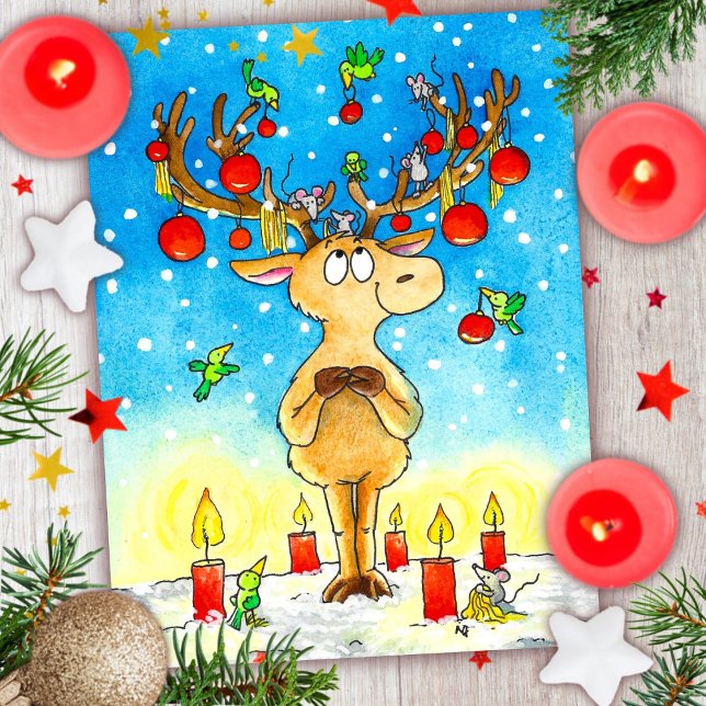 Weihnachtsmann Postkarte (Von Creator hochgeladen)