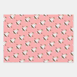 Weihnachtsmann Purse Star Joy Pattern Geschenkpapier Set