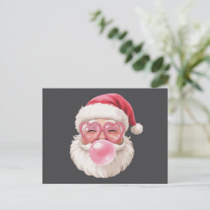 Weihnachtsmann pustet Blasen Weihnachten Lustiges 