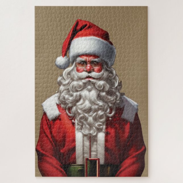 Weihnachtsmann Puzzle (Vertikal)