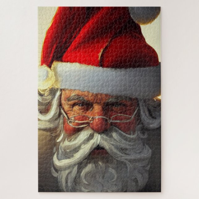 Weihnachtsmann Puzzle (Vertikal)