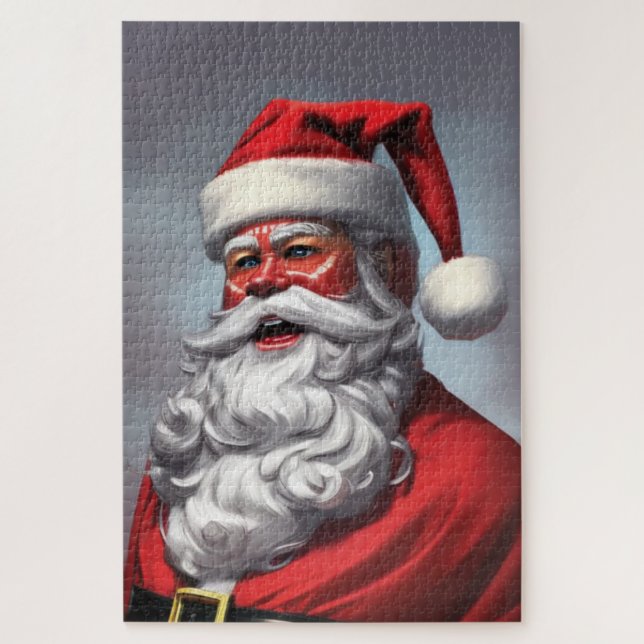 Weihnachtsmann Puzzle (Vertikal)