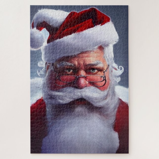 Weihnachtsmann Puzzle (Vertikal)