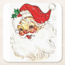 Weihnachtsmann Rechteckiger Pappuntersetzer