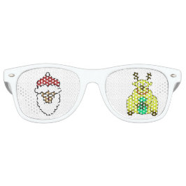 Weihnachtsmann Reindeer Augenbrille Partybrille