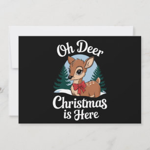 Weihnachtsmann Reindeer Oh Dei Weihnachten Hier