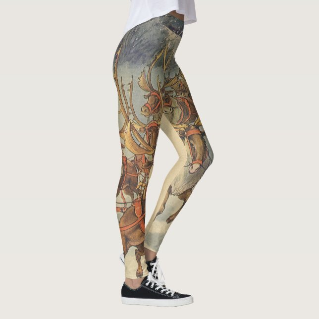 Weihnachtsmann Ristorante da Valentino Leggings (Rechts)