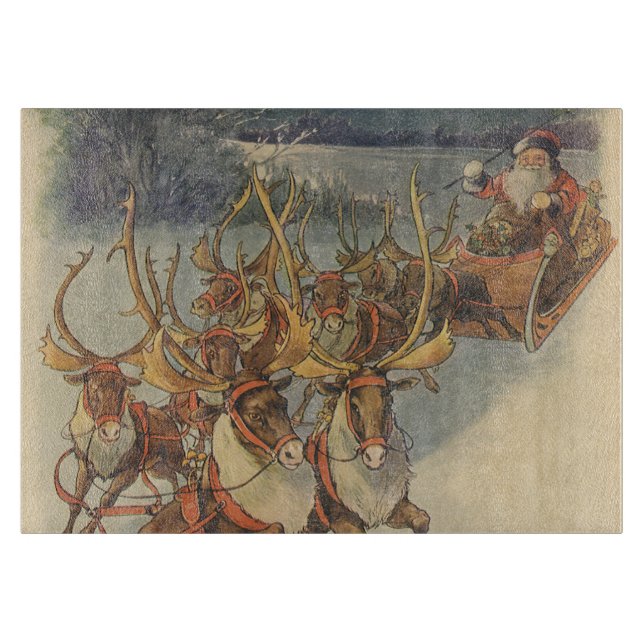 Weihnachtsmann Ristorante da Valentino Schneidebrett (Vorderseite)