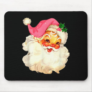Weihnachtsmann Rosa Weihnachtsgesicht Alt Xmas Vin Mousepad