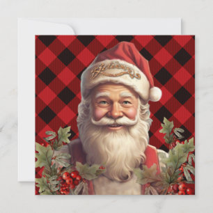 Weihnachtsmann Sankt Nikolaus Weihnachten Einladung