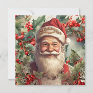 Weihnachtsmann Sankt Nikolaus Weihnachten  Einladung
