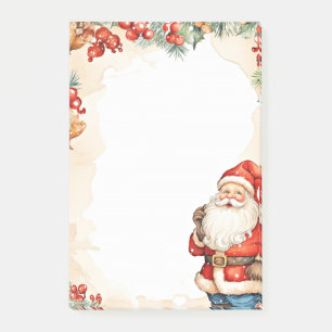 Weihnachtsmann Santa Claus Post-it Klebezettel