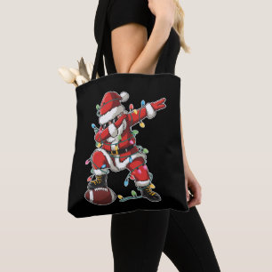 Weihnachtsmann Santa Dabbing Fußballspieler Xmas F Tasche