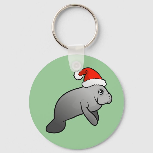 Weihnachtsmann Santa Schlüsselanhänger (Vorderseite)