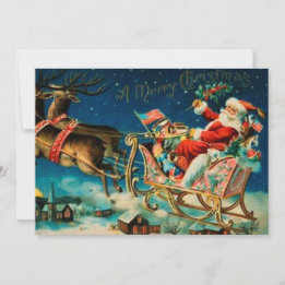 Weihnachtsmann-Schlitten Weihnachten Feiertag im V