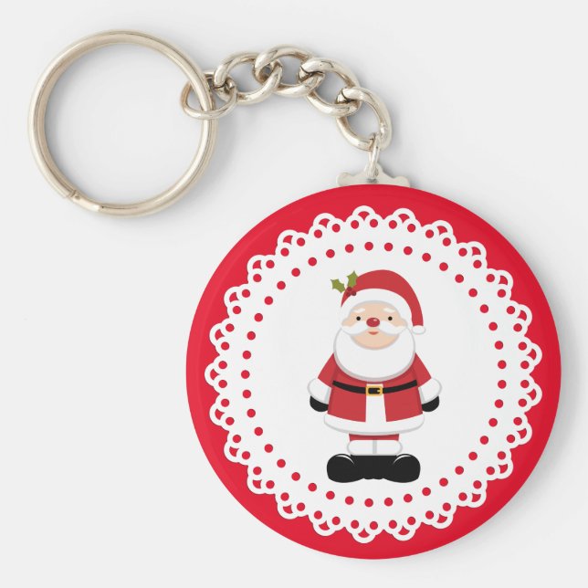 Weihnachtsmann Schlüsselanhänger (Vorne)